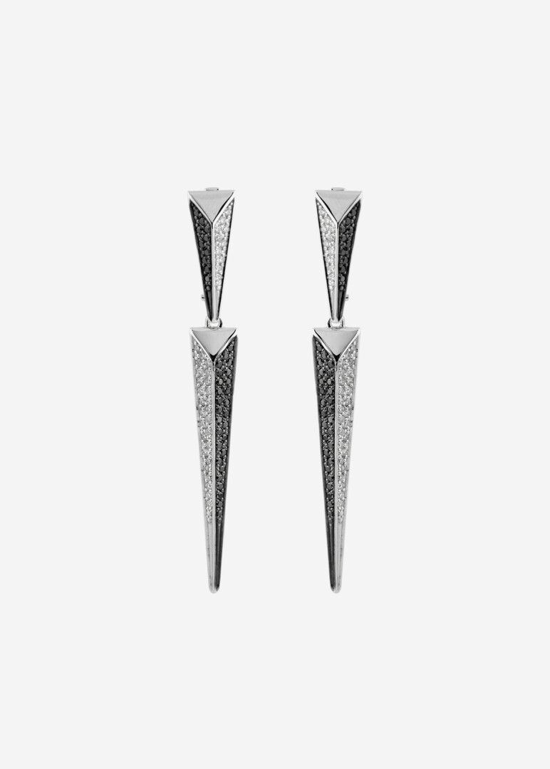 Серьги из белого золота