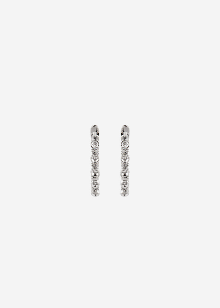 Серьги из белого золота