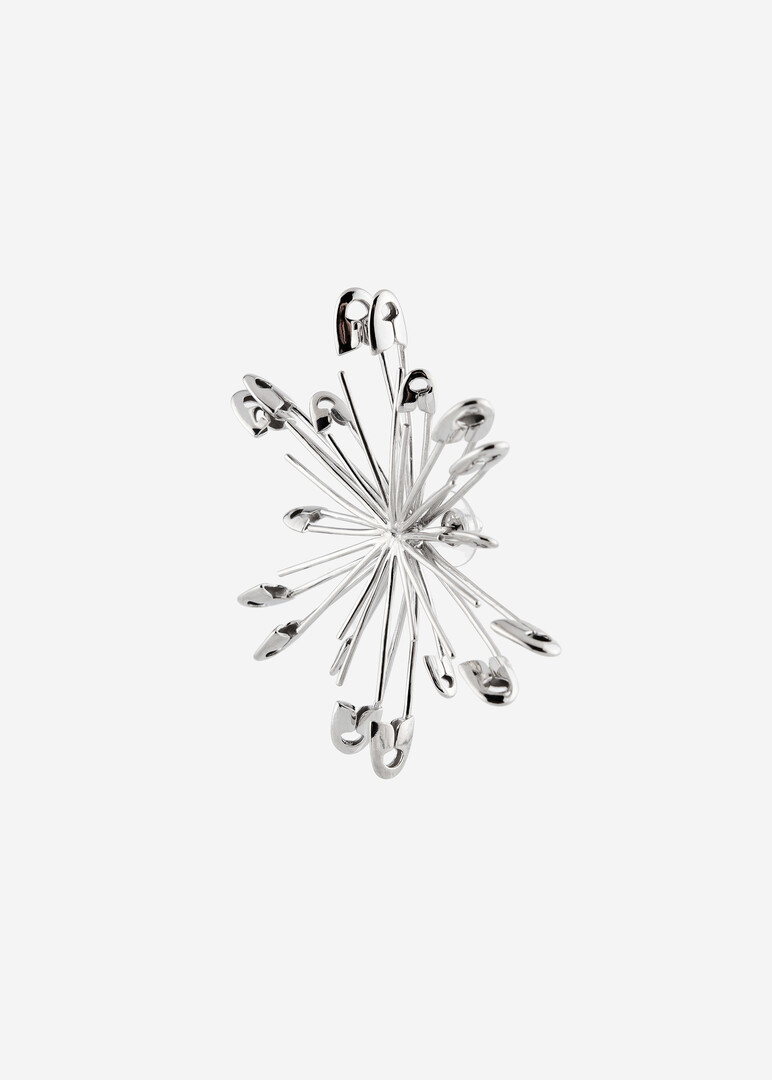 single earring «Astra» made of pins