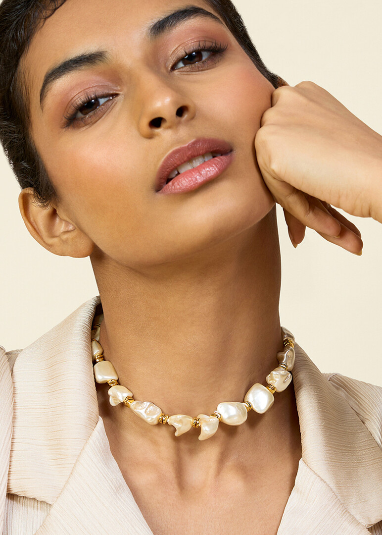 Pearl Riviere Collar Necklac