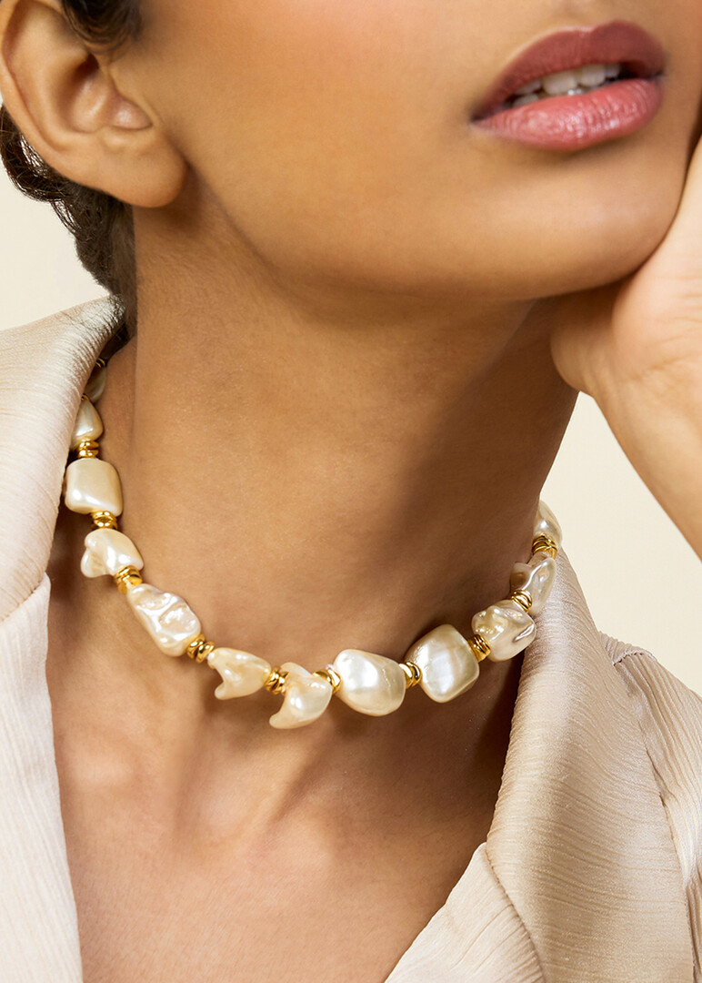 Pearl Riviere Collar Necklac