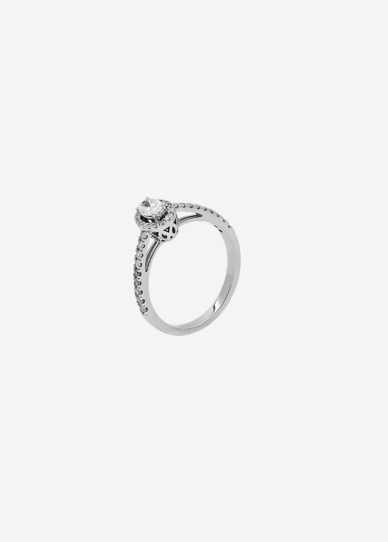 White Gold Diamond Ring