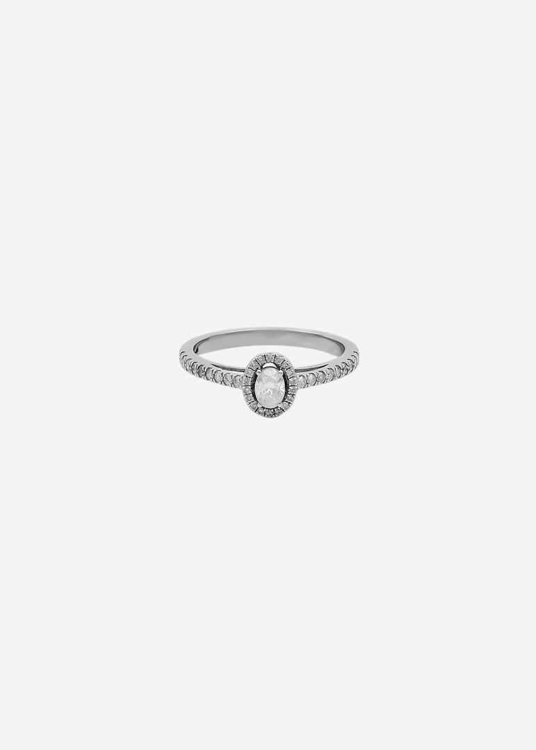 White Gold Diamond Ring