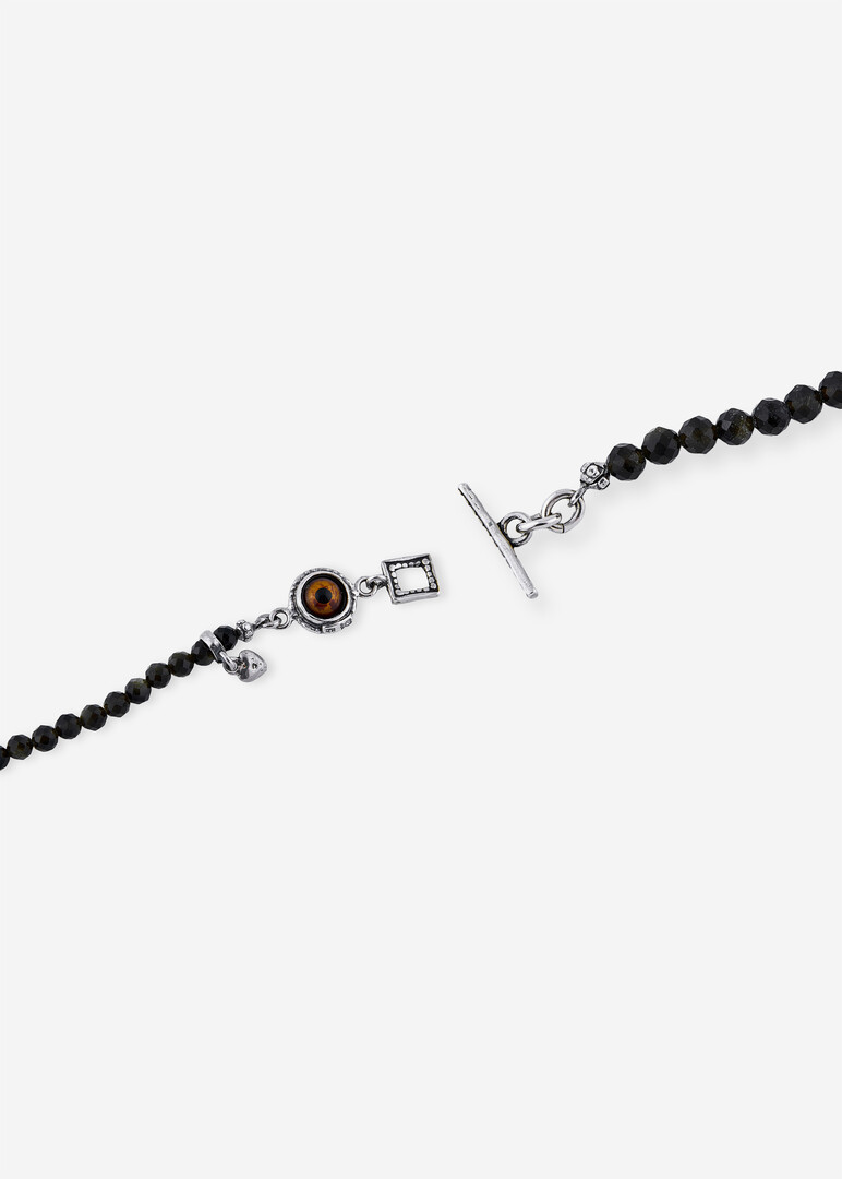 brown eye mother-of-pearl bracelet