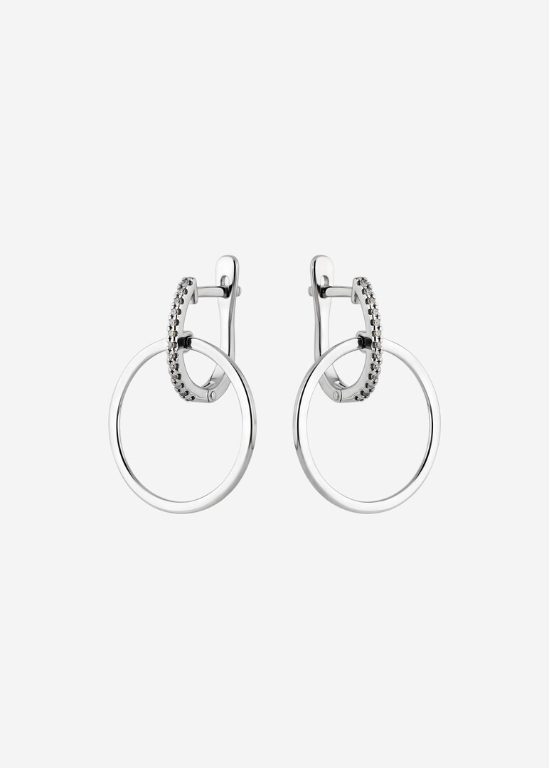 Серьги из золота с бриллиантами