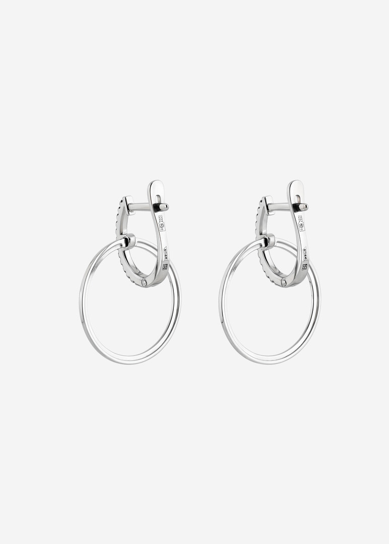 Серьги из золота с бриллиантами