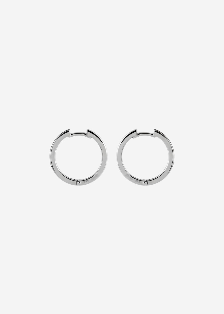 Серьги из золота с черными бриллиантами