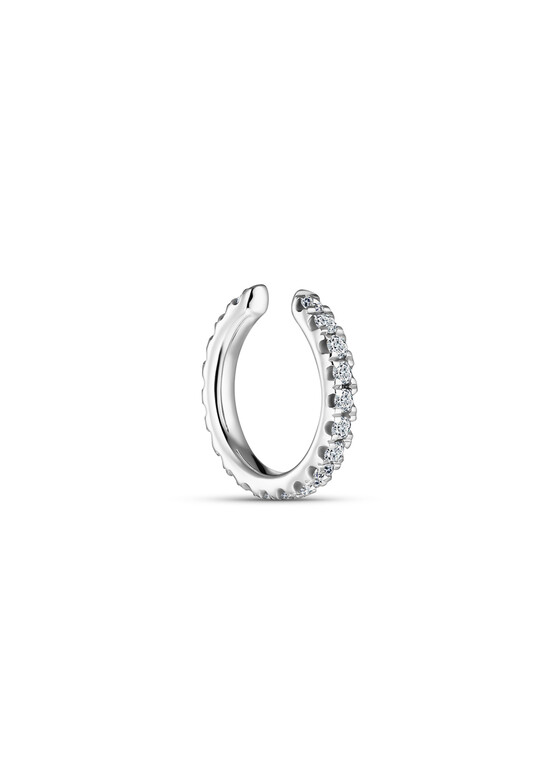 Каффы ALROSA DIAMONDS Кафф из белого золота с бриллиантами
