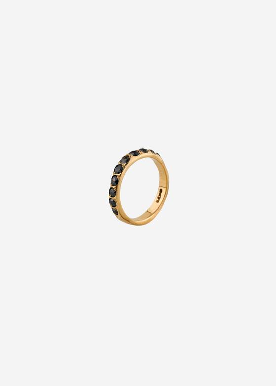 Тонкие кольца Kintsugi Jewelry Кольцо из золота Way of Life с бриллиантами
