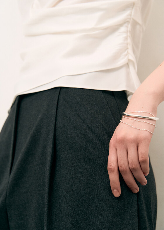 Жесткие браслеты LUTA Jewelry Браслет из серебра BASIC