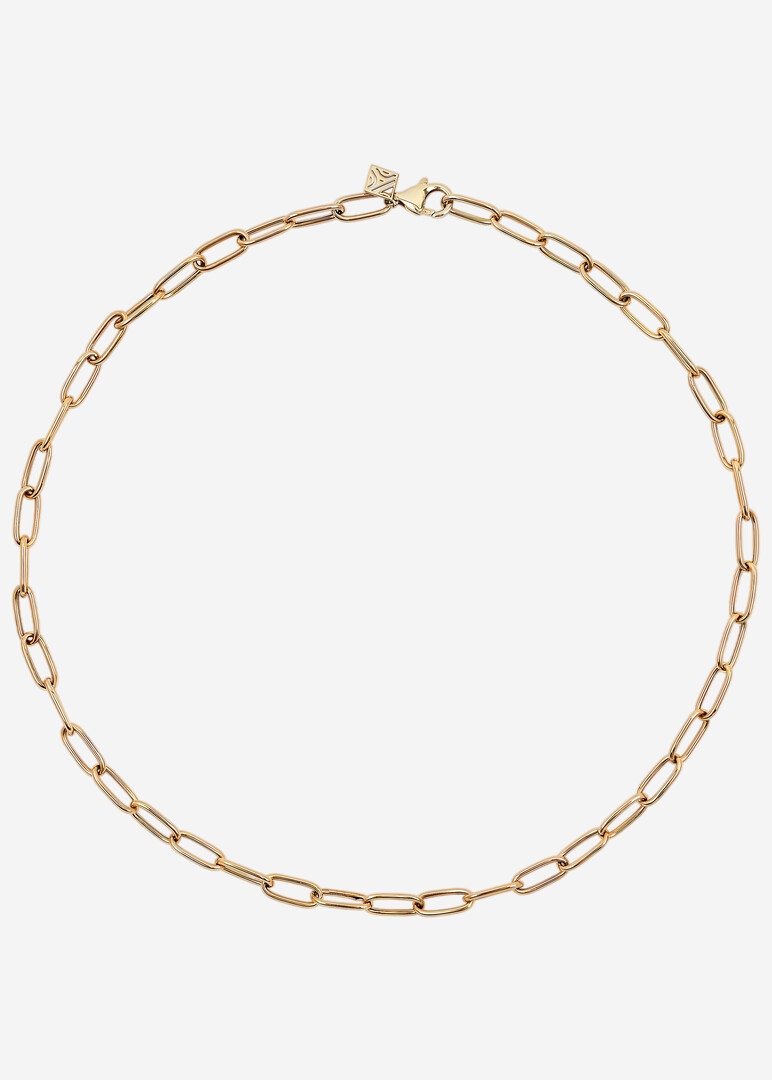 Gold chain necklace
