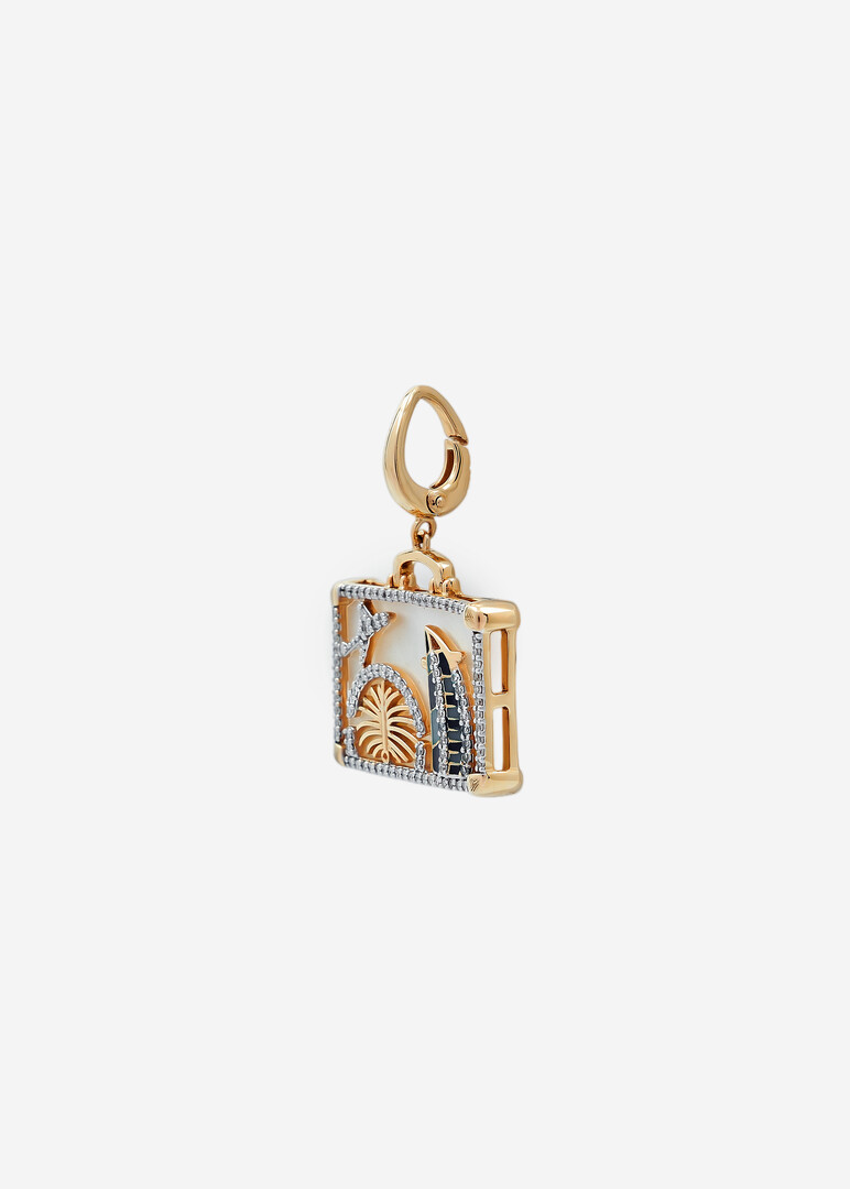 Gold and Diamond "Dubai" Pendant