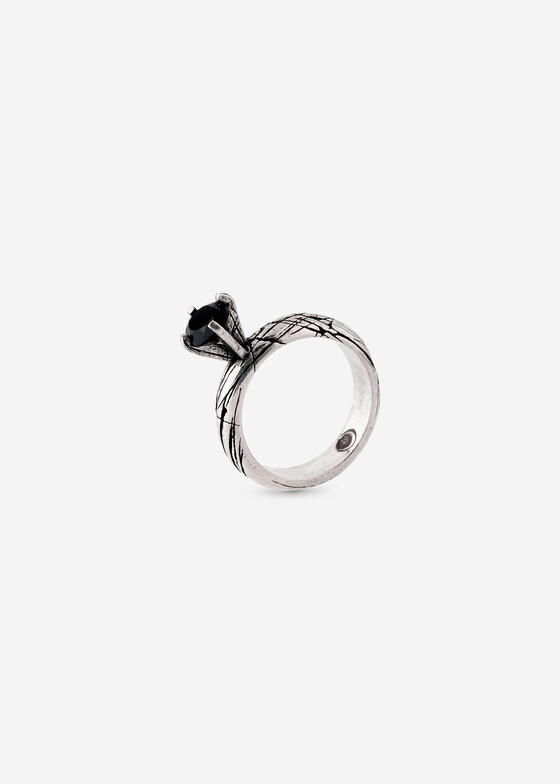 Кольца с крупной вставкой SHE IS MONO Кольцо из серебра с шпинелью LOYALTY SPINEL RING