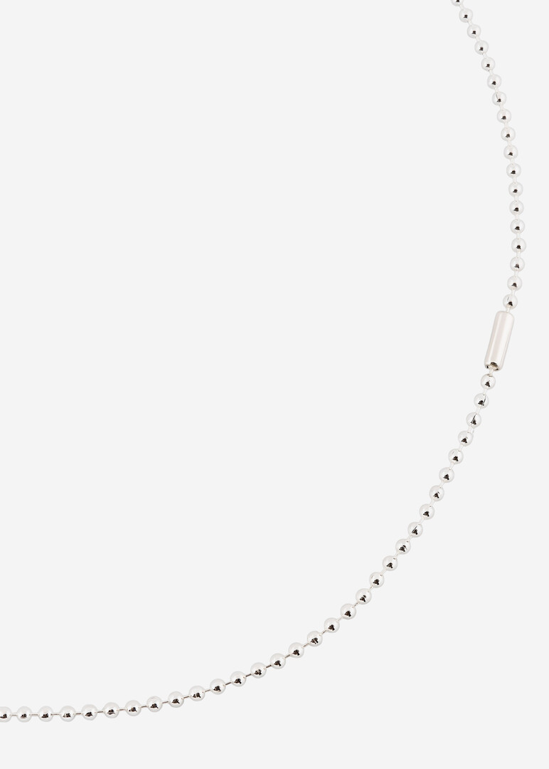 Necklace with glass pendant «Bean», No. 129 FAIRY BERRY