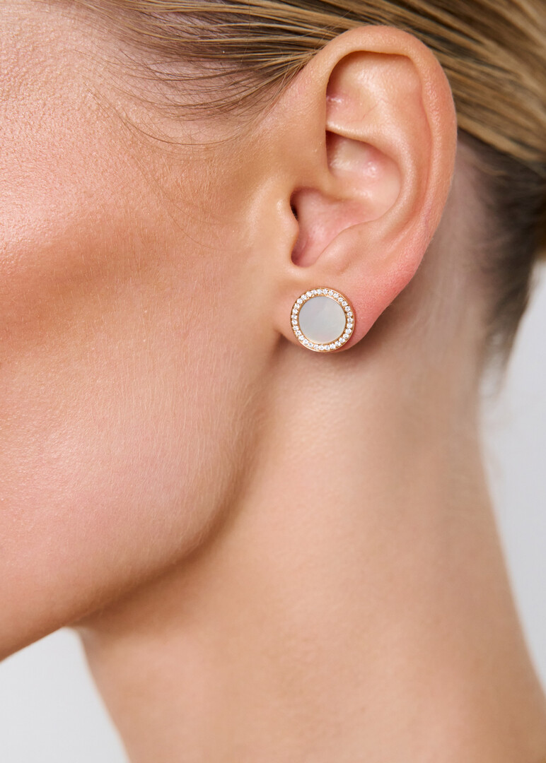 gold pearl and diamond earrings