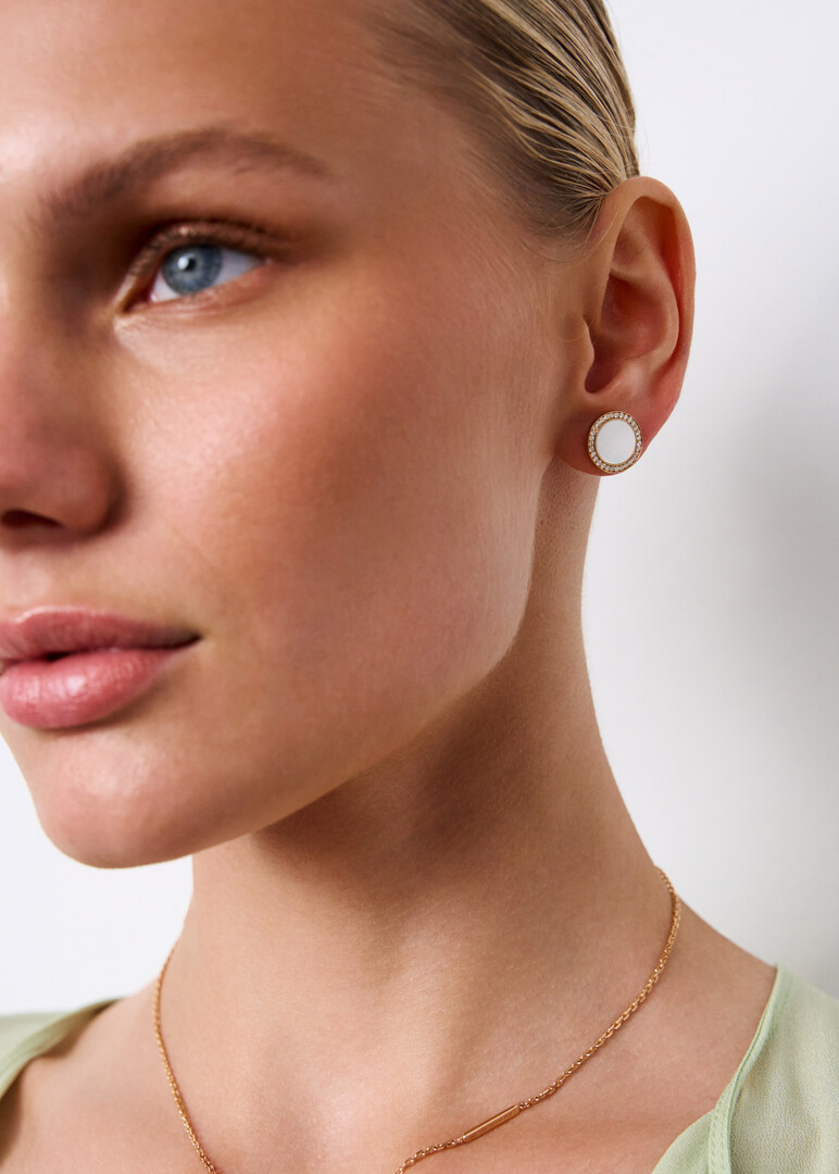 gold pearl and diamond earrings