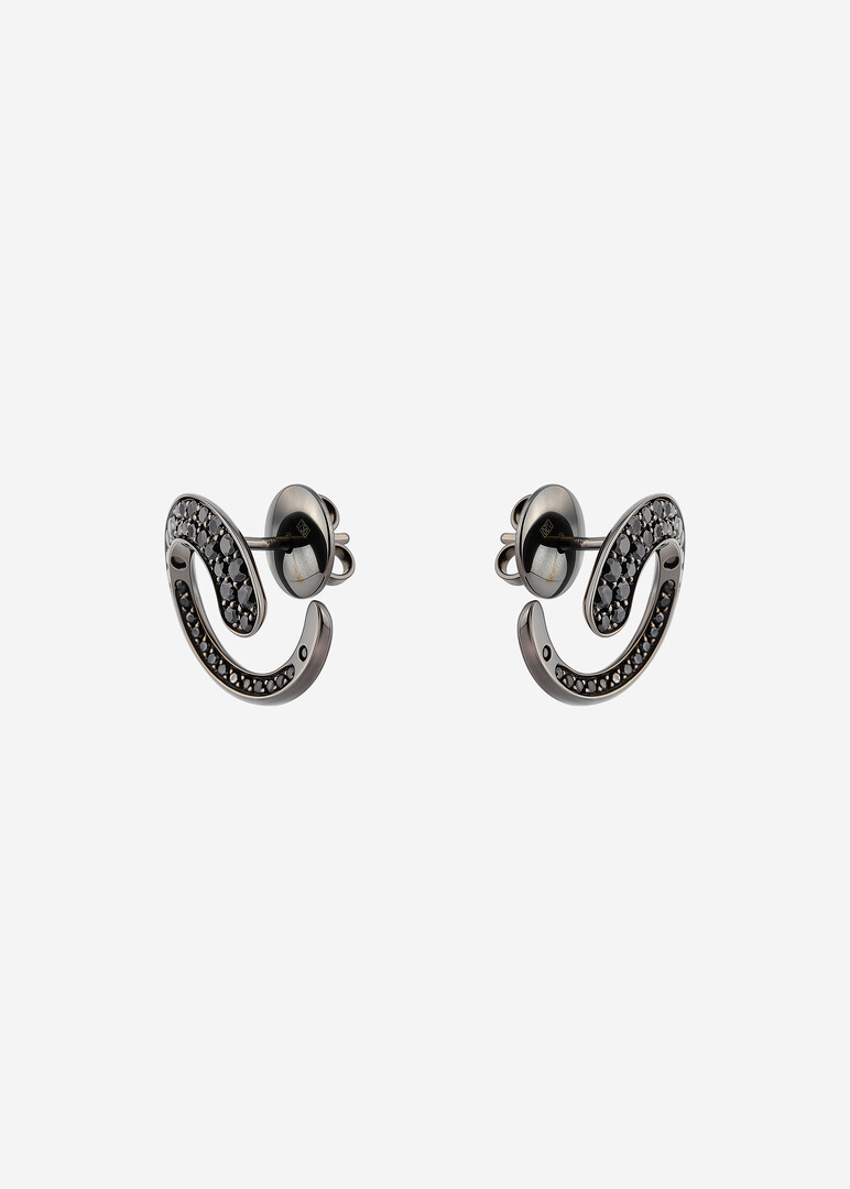 gold diamond and amethyst earrings