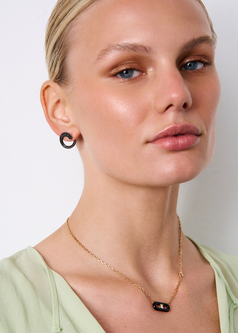 gold diamond and amethyst earrings