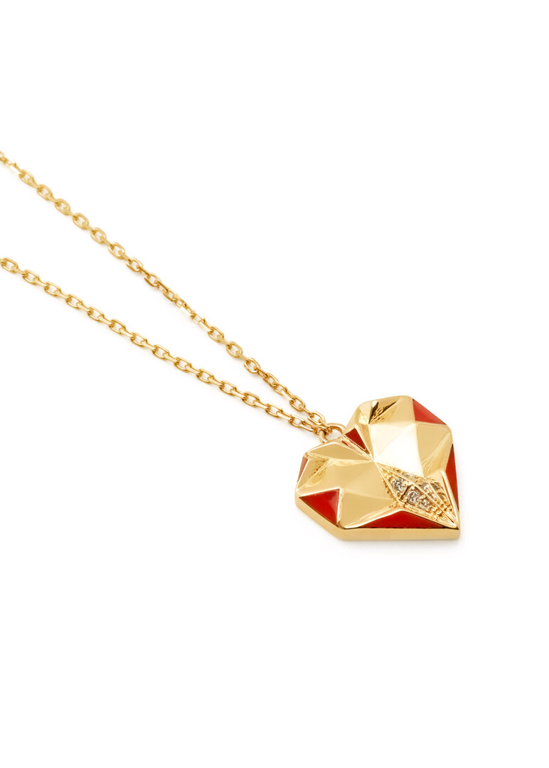Golden necklace Slopes “Heart of Queens”