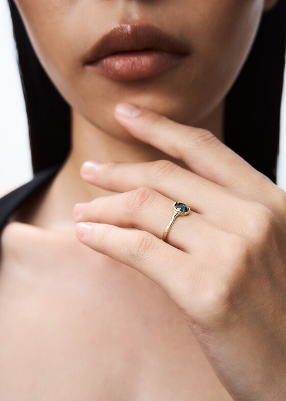 Тонкие кольца Kintsugi Jewelry Кольцо из золота Vulnerability