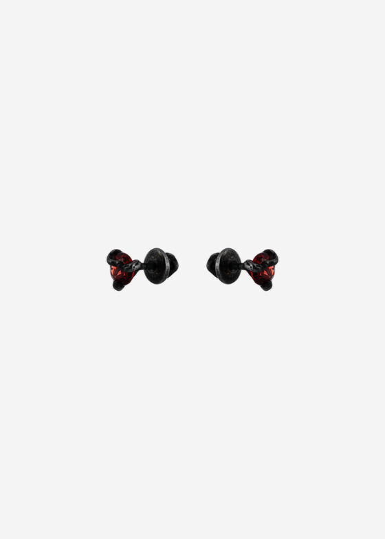 Пусеты Kintsugi Jewelry Пусеты из серебра с гранатами Crave