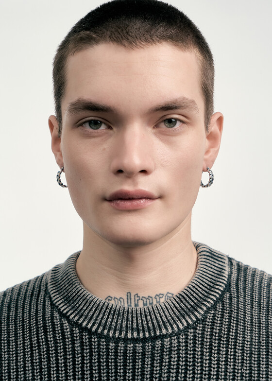 Серьги-кольца MM6 Maison Margiela Серьги-кольца в виде цепей