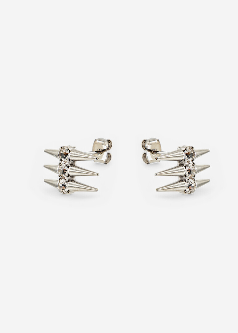 silver stud earrings