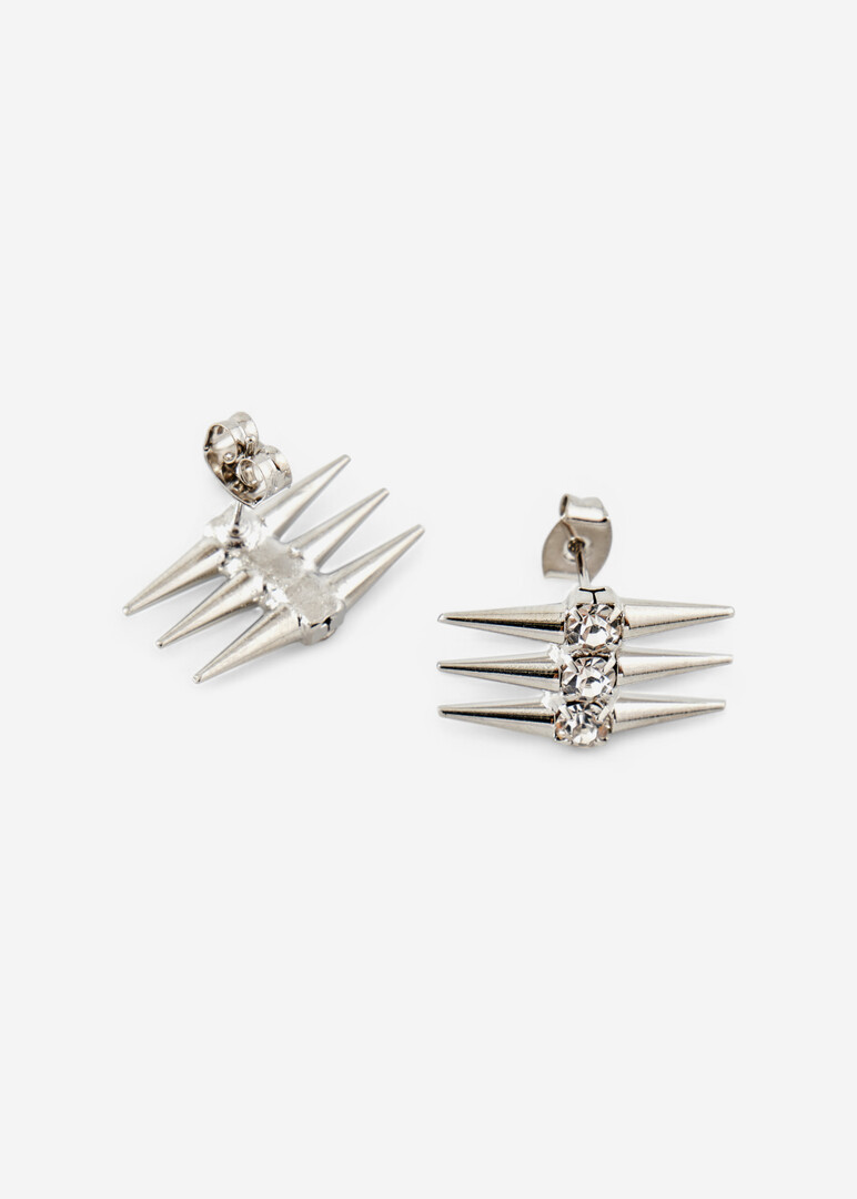 silver stud earrings