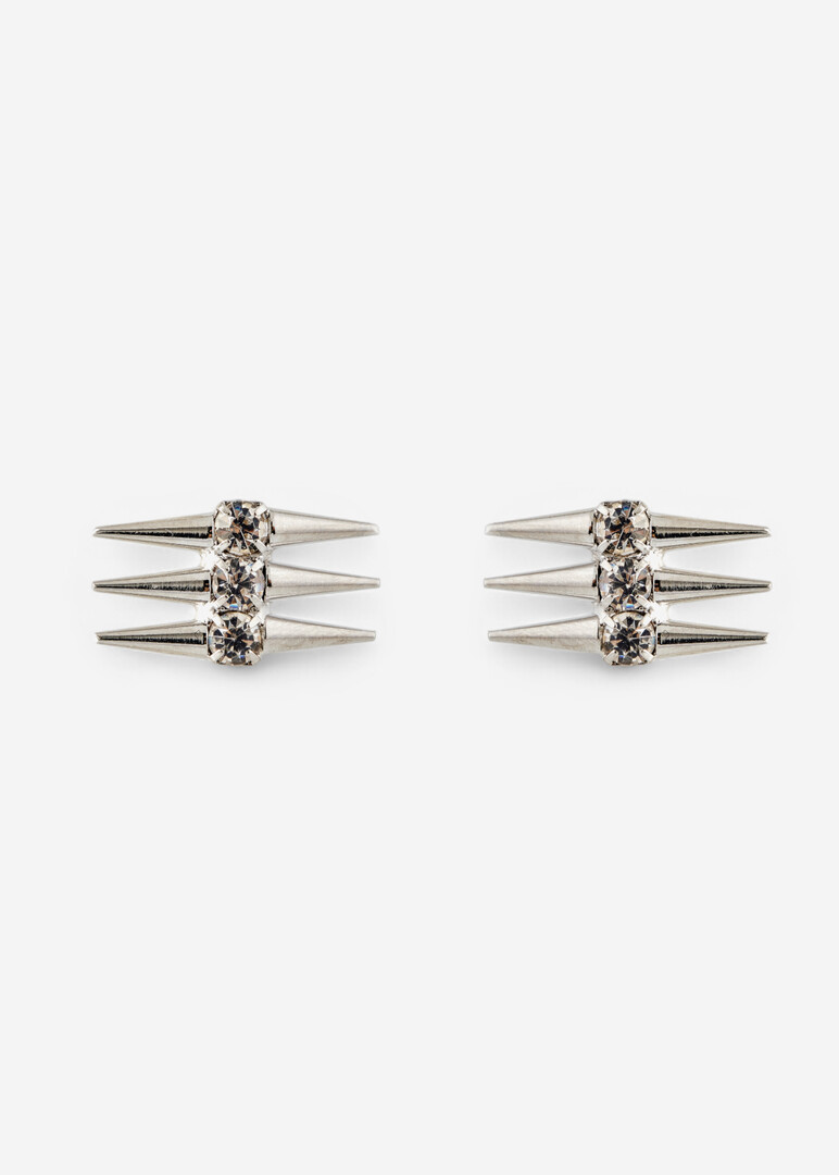 silver stud earrings
