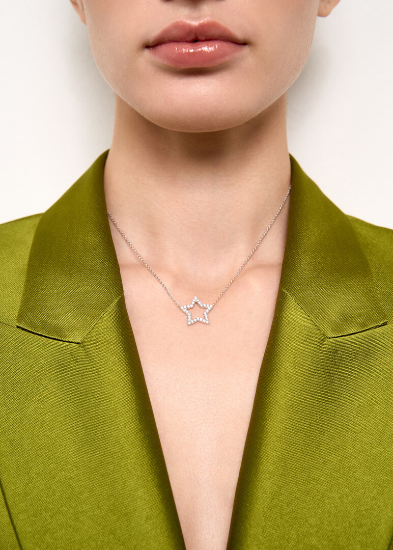silver star pendant