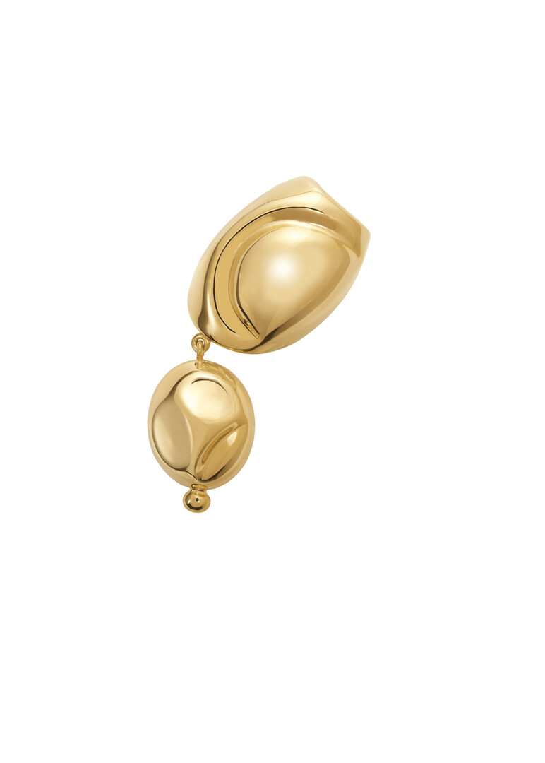 CUBAGUA earcuff double gold right