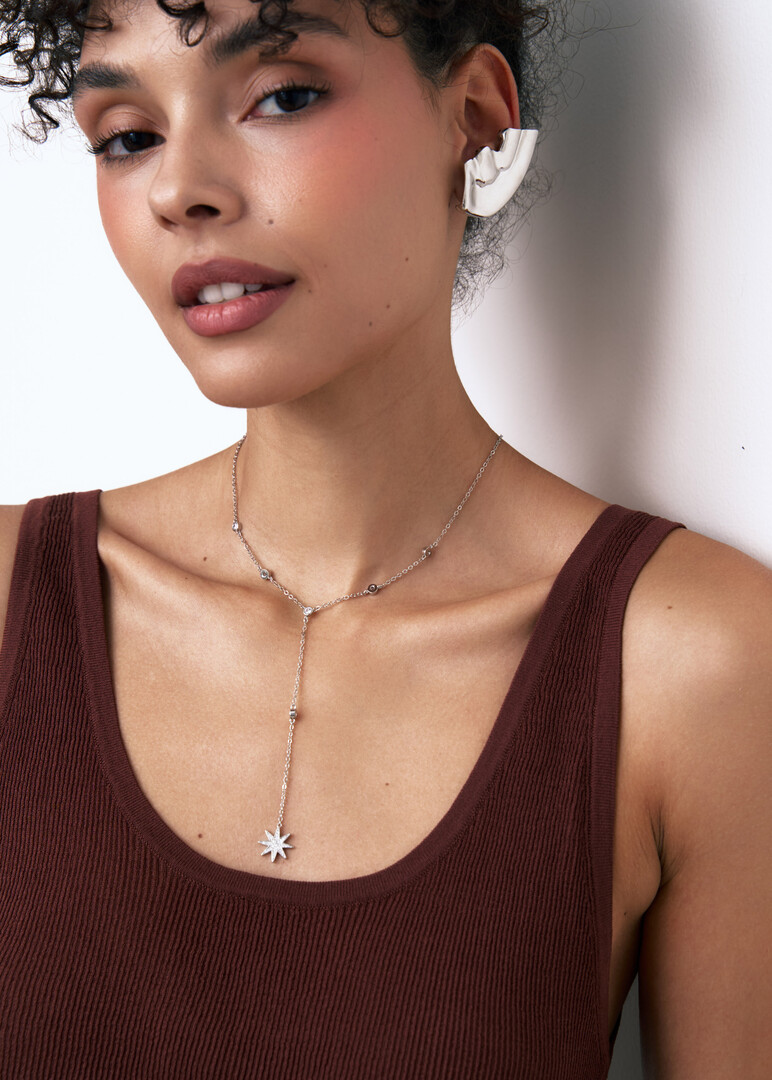 Necklace with Star Silver
