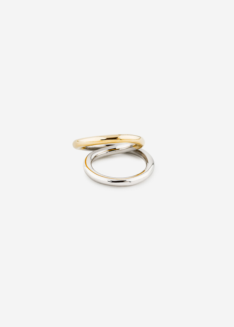 bicolor double ring