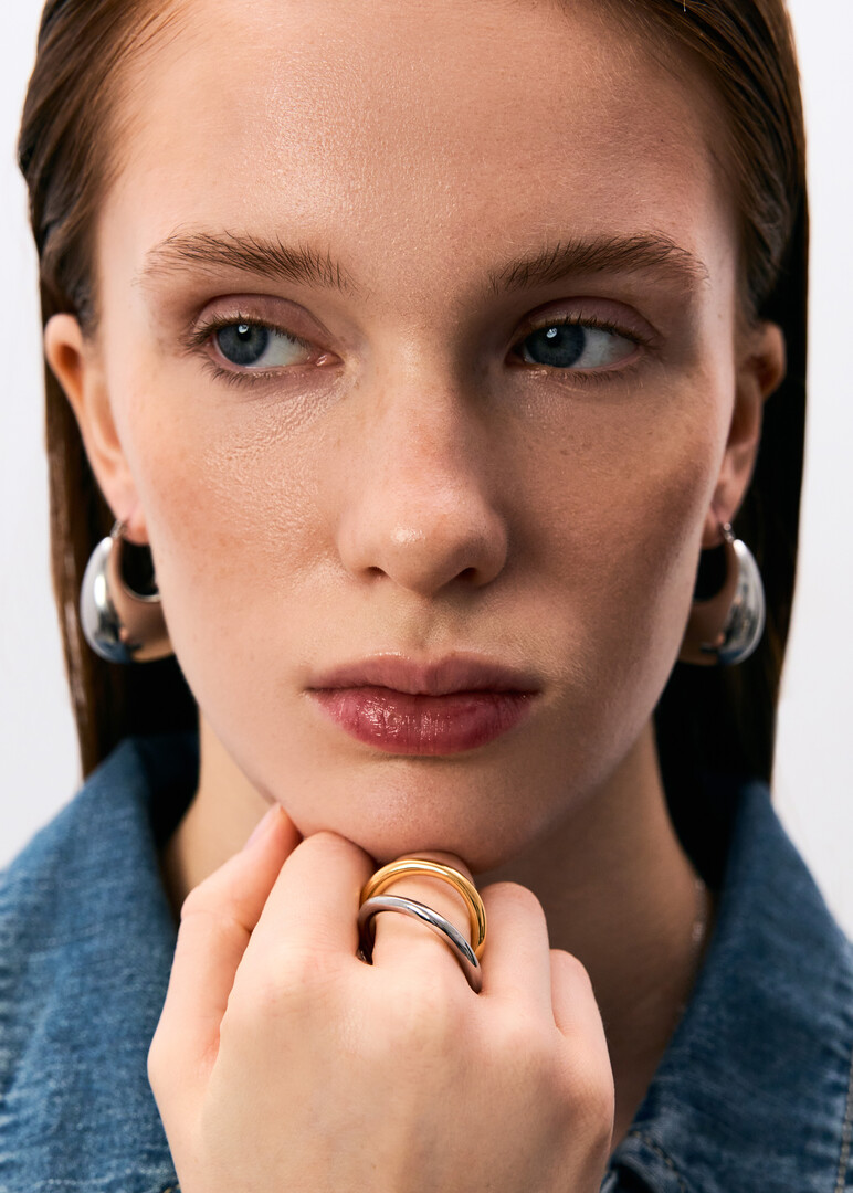 bicolor double ring