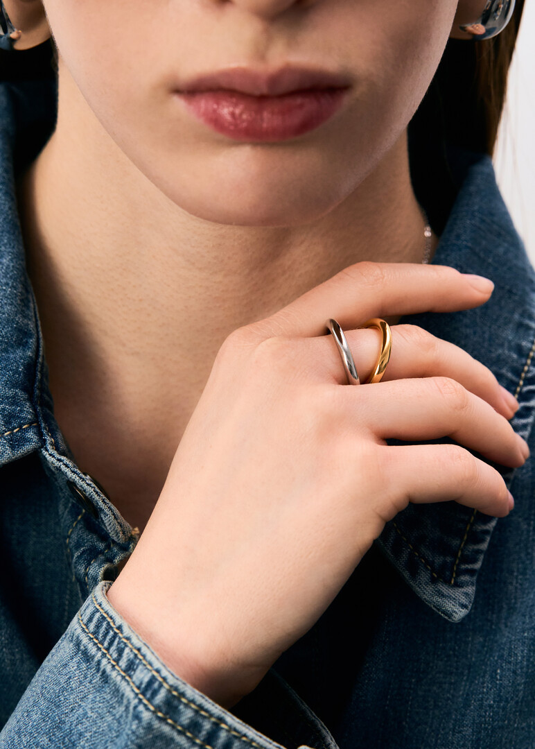 bicolor double ring