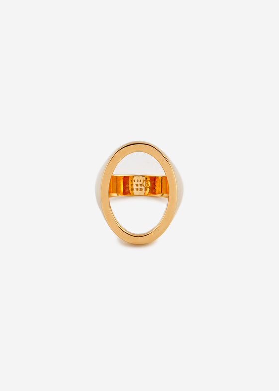Акцентные кольца MM6 Maison Margiela Кольцо печатка