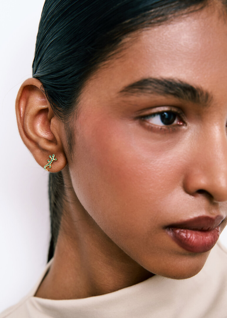 lizard mono-earring