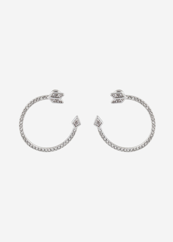 Серьги-кольца Swarovski Серьги-кольца с кристаллами Idyllia