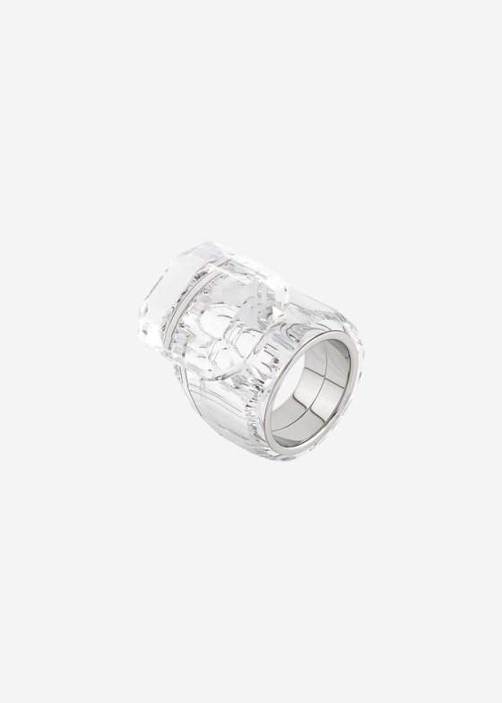 Акцентные кольца Swarovski Прозрачное кольцо с кристаллом Lucent