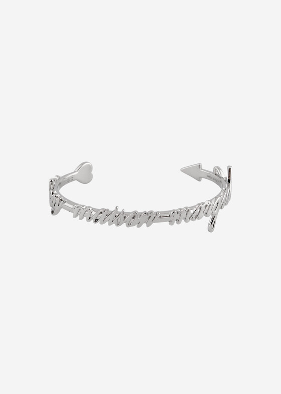 Жесткие браслеты MM6 Maison Margiela Серебристый браслет-кафф