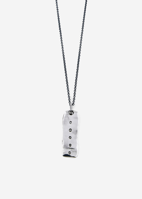 Колье Mintaka Jewellery Колье из серебра с муассанитом