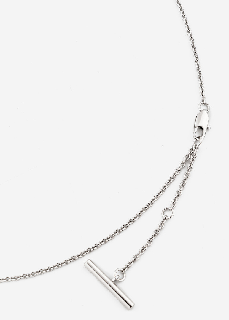 bicolor necklace-chain