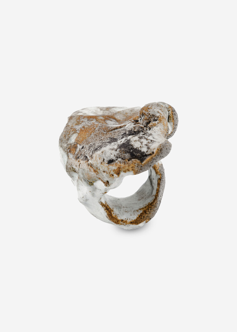 brown ceramic ring