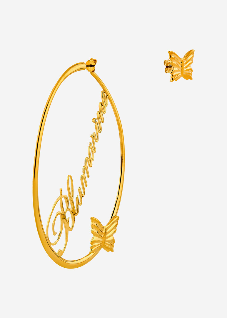 Золотистые серьги BLUMARINE