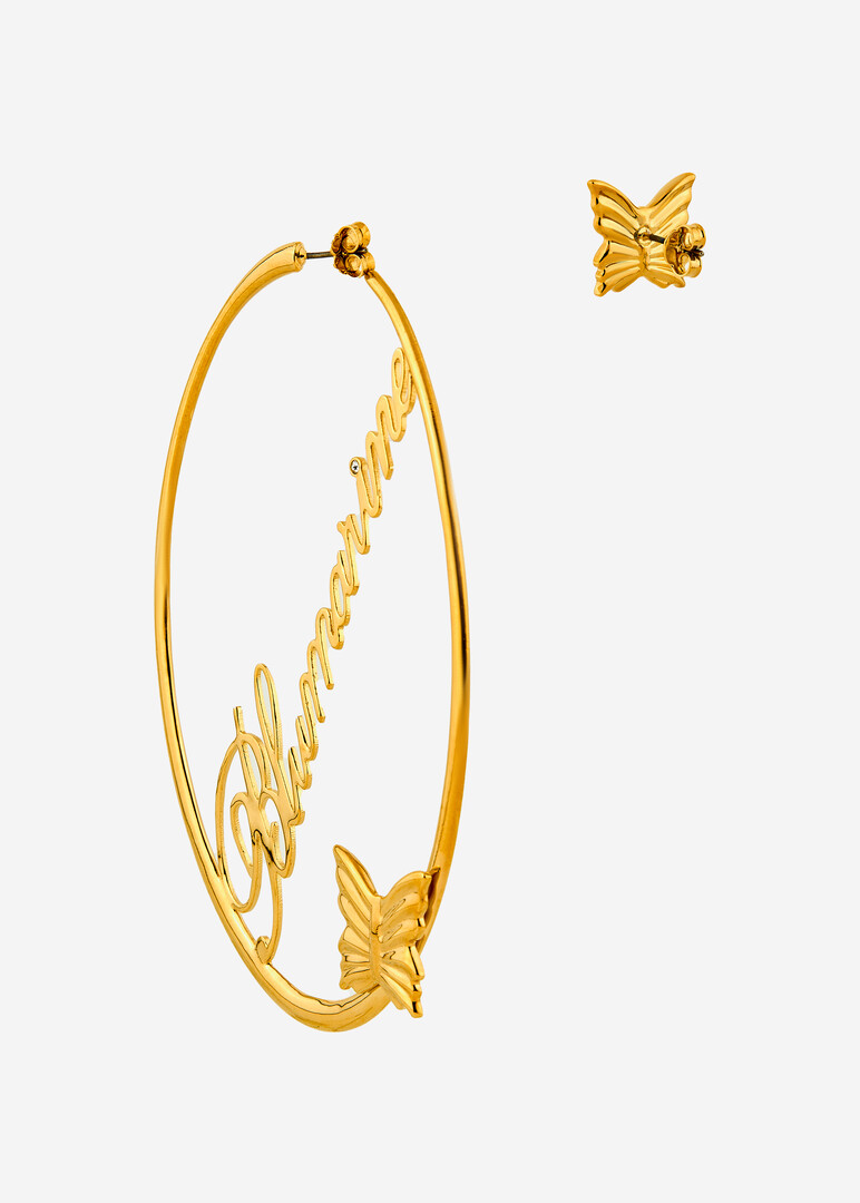 Золотистые серьги BLUMARINE