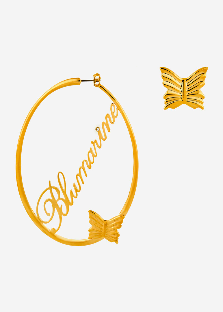 Золотистые серьги BLUMARINE