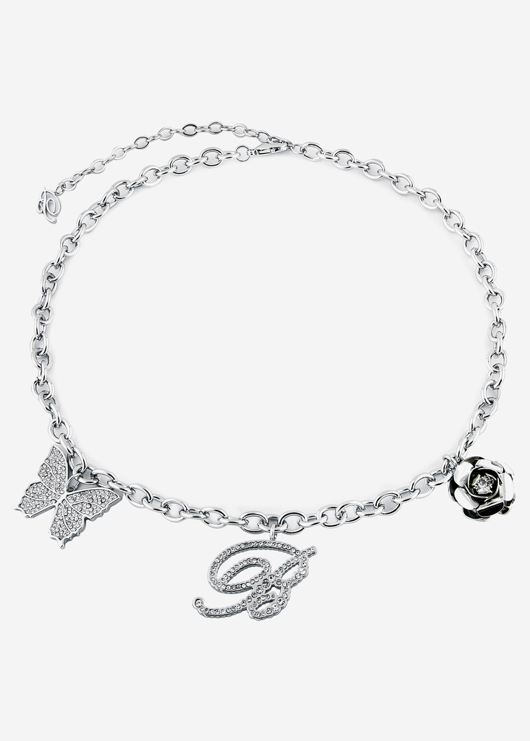 silver-tone chain CHARMS