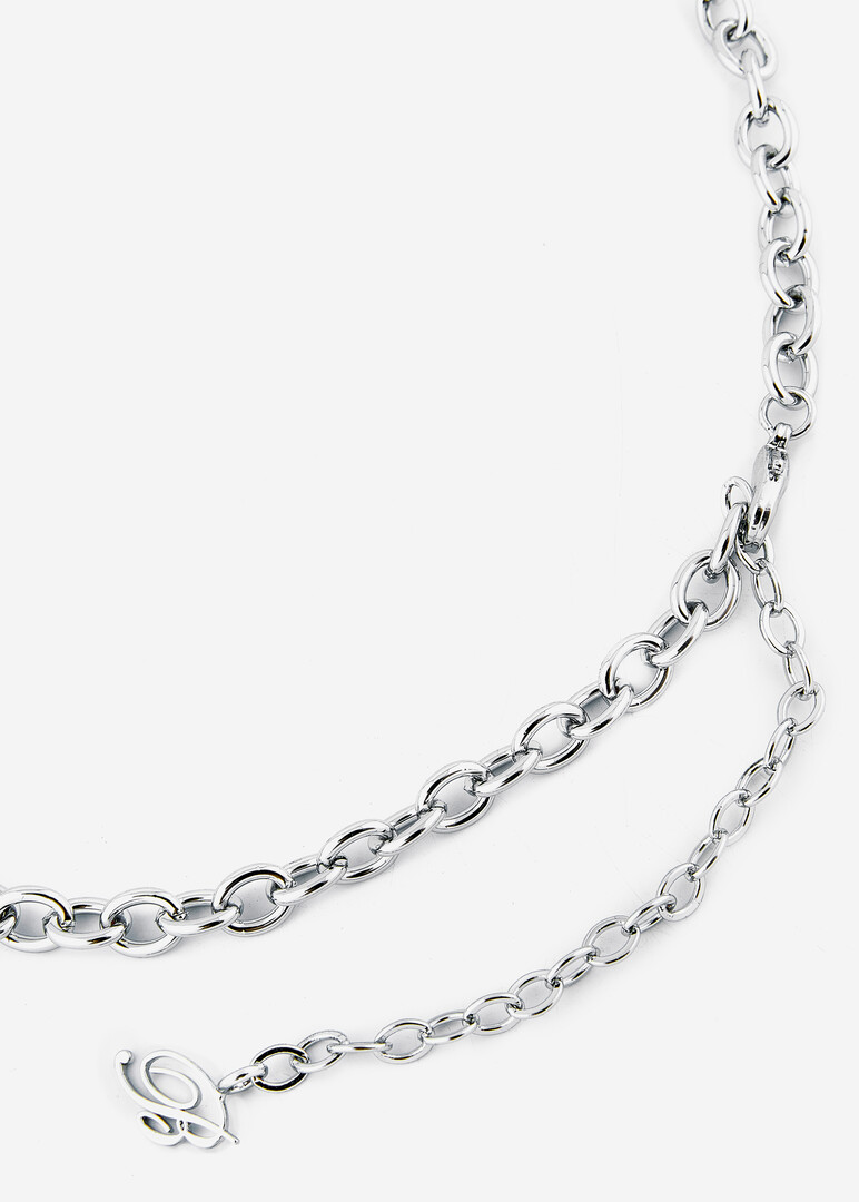 silver-tone chain CHARMS