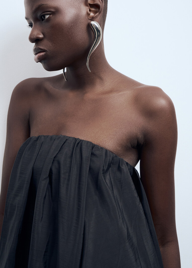 brass silver-plated earrings Nail Twist