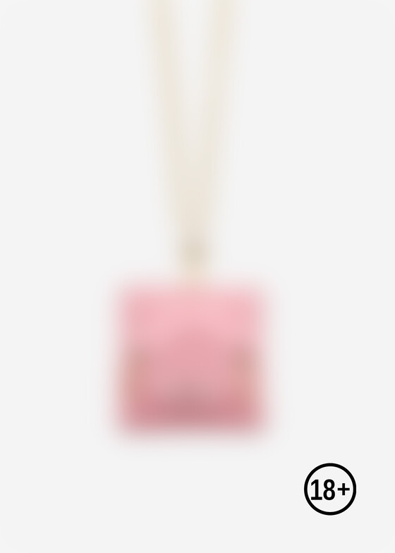 Колье YOOMOOTA Золотистое колье с розовой подвеской Cute condom